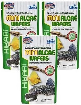 (3 Pack) Hikari USA Inc Mini Algae Wafers 3 -Ounce Each