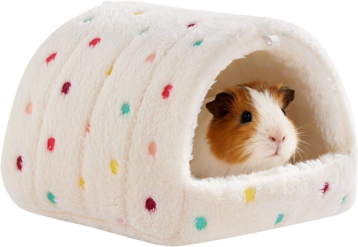 Warming Guinea Pig Hideout Guinea Pig House, Washable Hamster House, Small Animal Hideout Cage for Hamsters Chinchillas Hedgehogs Ferrets Bearded Dragons
