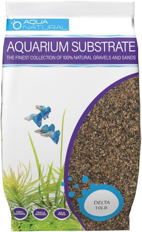 Aqua Natural Aquarium Substrate, Delta Sand, 10lb | Aquascaping, Aquariums, Vivariums, Terrariums