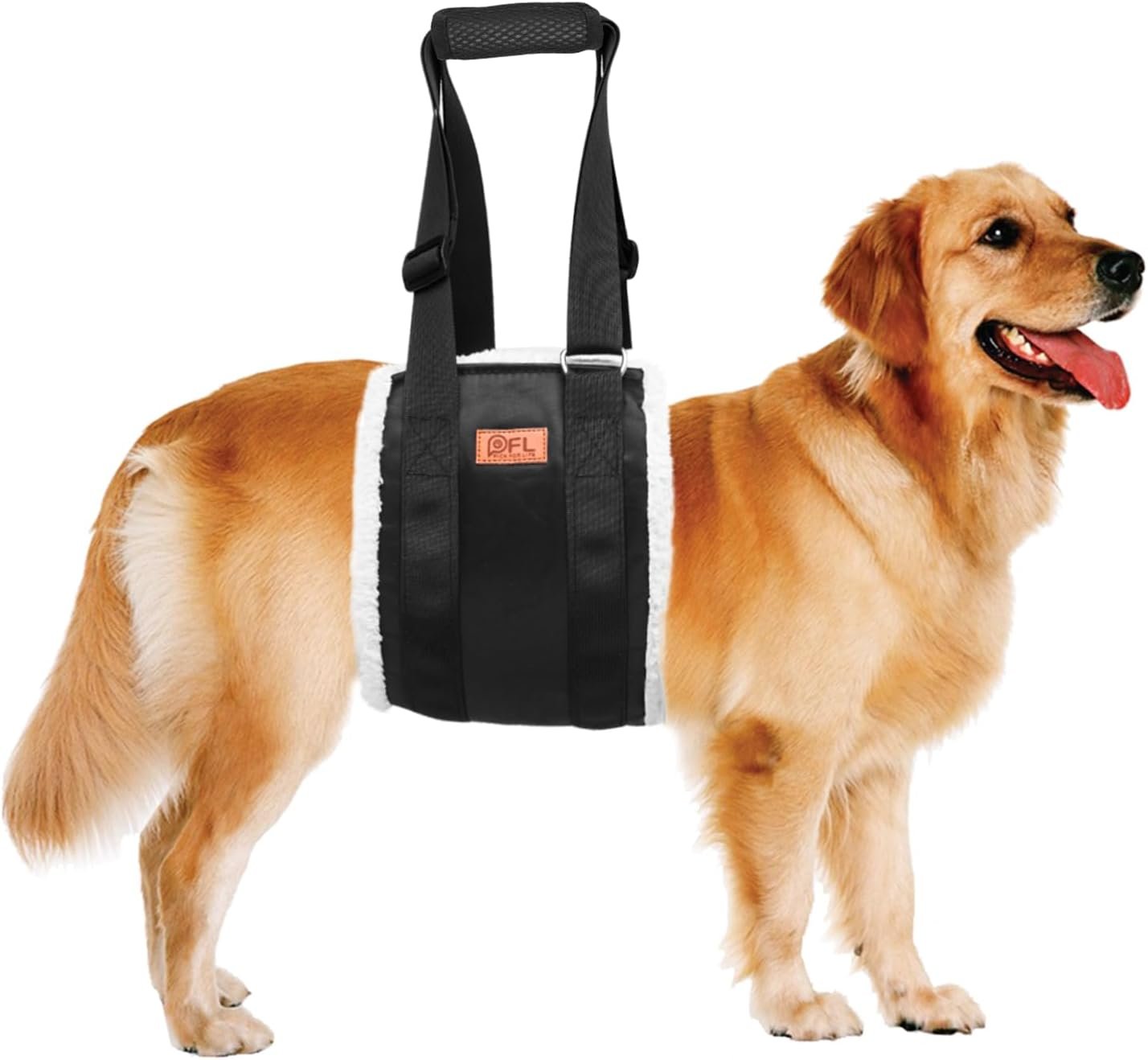 Adjustable Dog Sling for Large Dogs Hind Leg Support Weak Legs Mobility Aid | Dog Lift Harness, Helps Seniors, Injured, Disabled and After ACL Surgery Dogs, Daily Walk/ Stairs, Soft Padded, Easy to Use