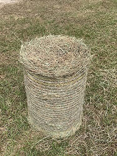 Premium, 100 Natural Coastal Bermuda HAY ROLL (Approximately 30lb) for Erosion Control, Mulch, Compost, Animal Bedding, ETC.