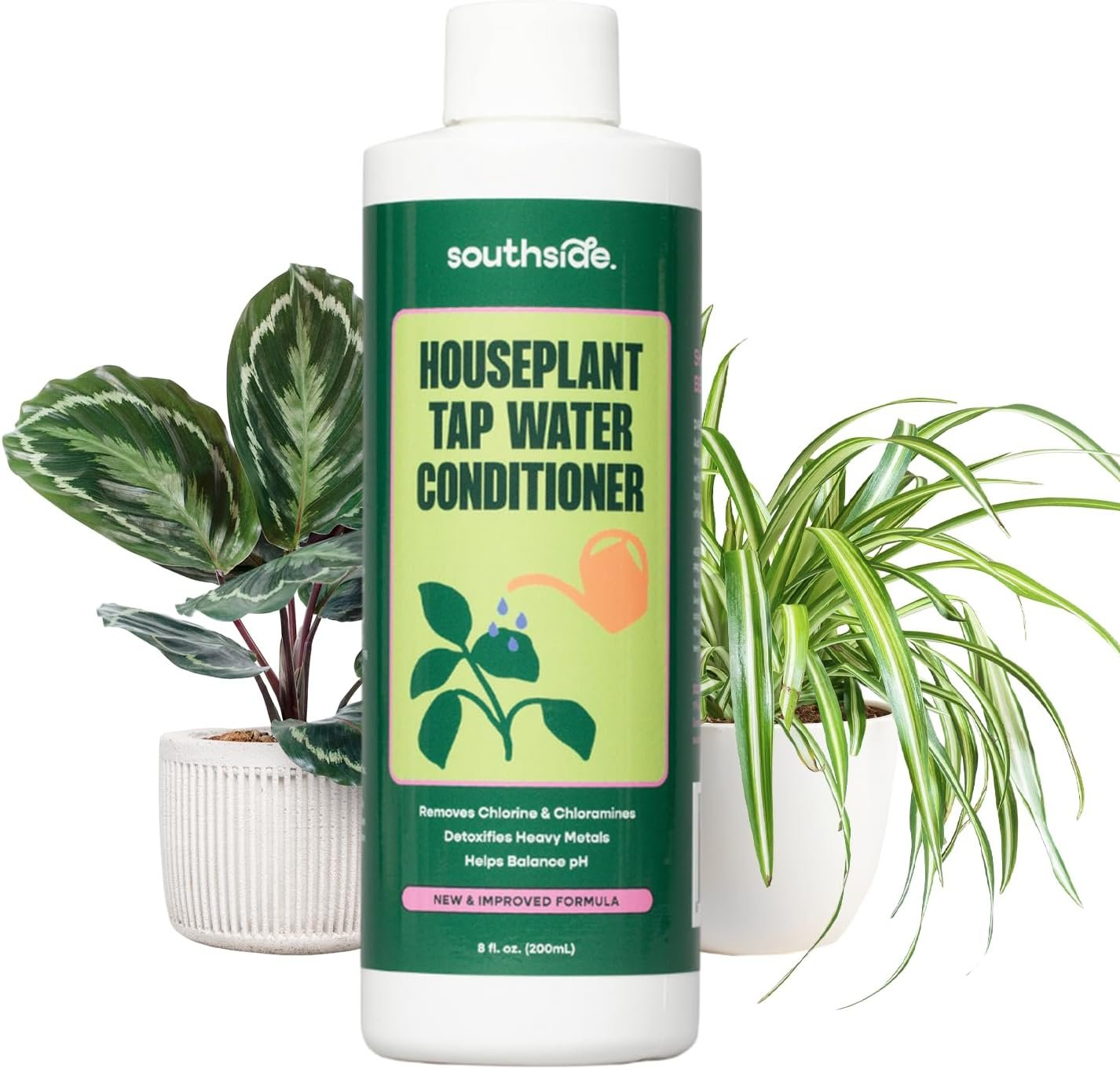 Southside Plants Tap Water Conditioner for Houseplants & Hydroponics – Remove Chlorine, Chloramines & Heavy Metals, Buffers pH – 8 Oz