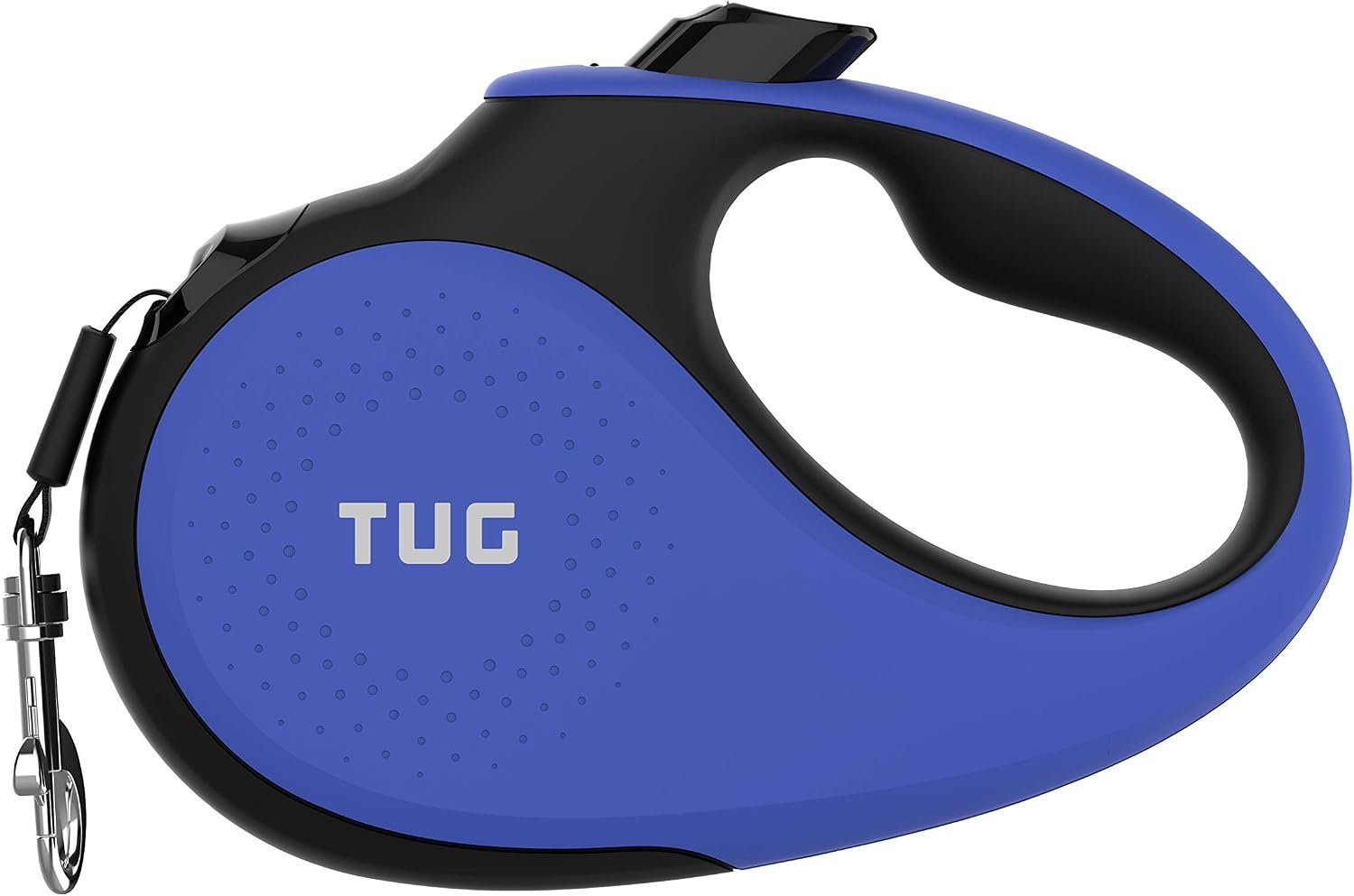 TUG Original Retractable Dog Leash, 16 ft (Medium, Blue) | 360° Tangle-Free Retraction, 16 ft Tape, Quick Thumb Lock, Anti-Slip Handle, For Dogs Under 55 lbs