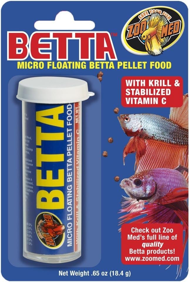 (3 Pack) Betta Micro Floating Betta Pellet Food