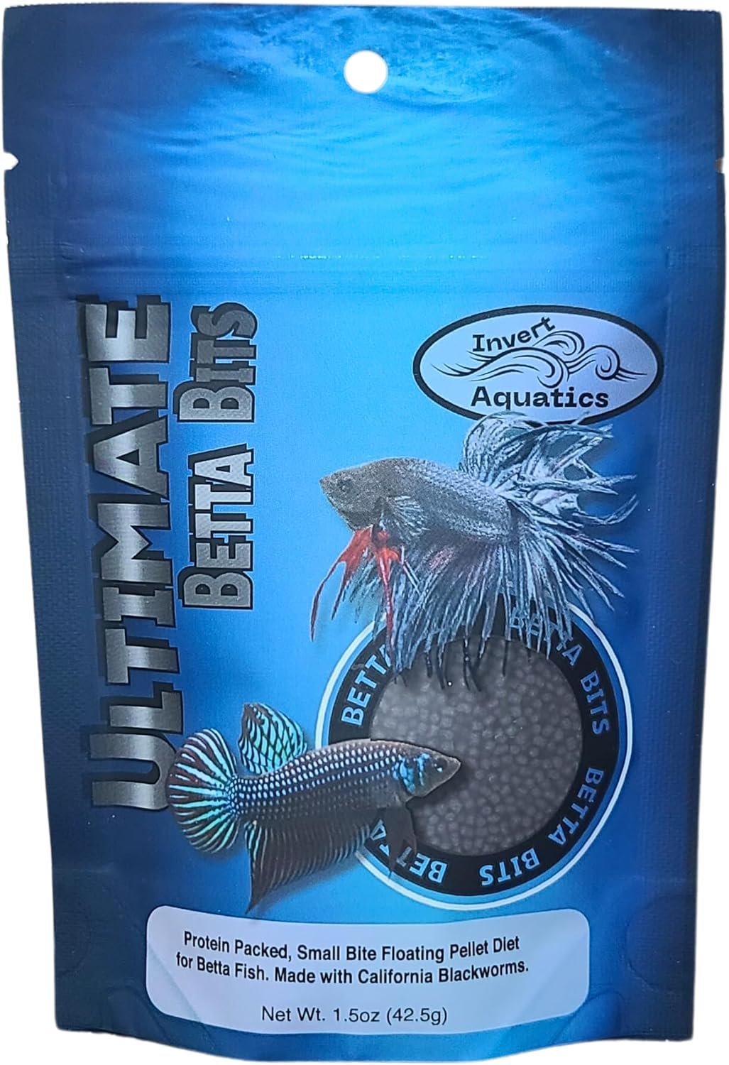 Ultimate Betta Bits – Protein Packed, Blackworm Based Floating Pellet Betta Food