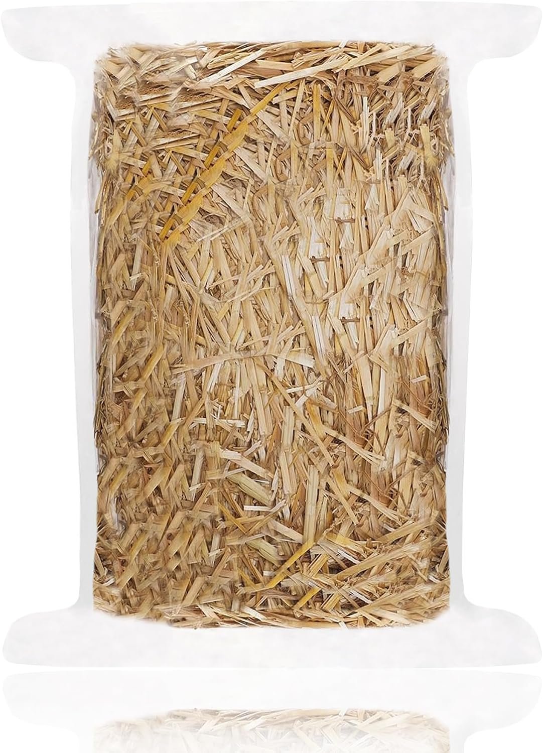 WNJ Natural Wheat Straw – 1 LB Dry Straw, Soft 100% Natural Straw Bale for Animal Bedding, Garden Mulch, Compost & Stray Cats Dogs Poultry, and Grass Cover