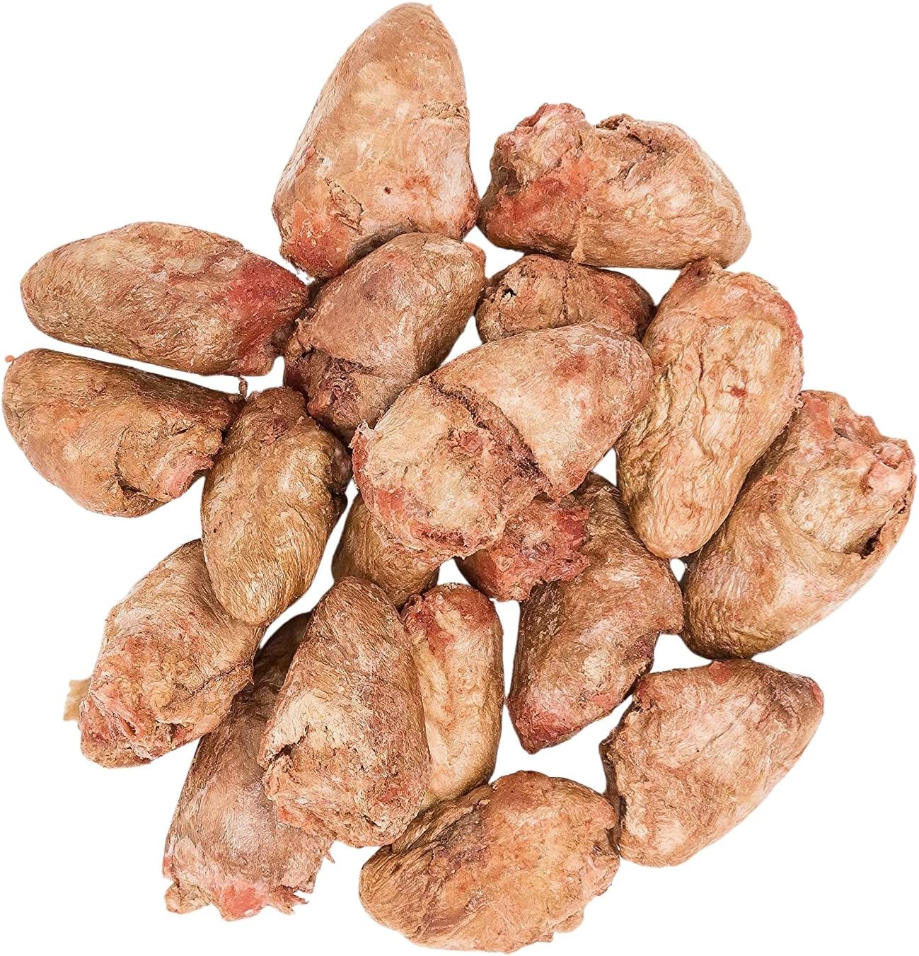Hotspot Pets Freeze Dried Chicken Hearts for Cats & Dogs- 1LB Bag (300+pcs) USA Made, Healthy Single Ingredient All Natural Grain Free- Resealable -Perfect for Training, Topper or Snack, Allergen-Free