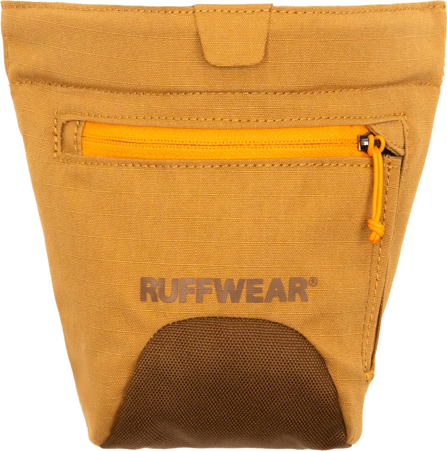 Ruffwear, Treat Trader Dog Treat Pouch, Brown Bear | Hands-Free Waist-Worn, One-Handed Magnetic Closure, Belt or Clip, Waterproof Food-Grade Lining, Zip Pocket, Clicker Loop