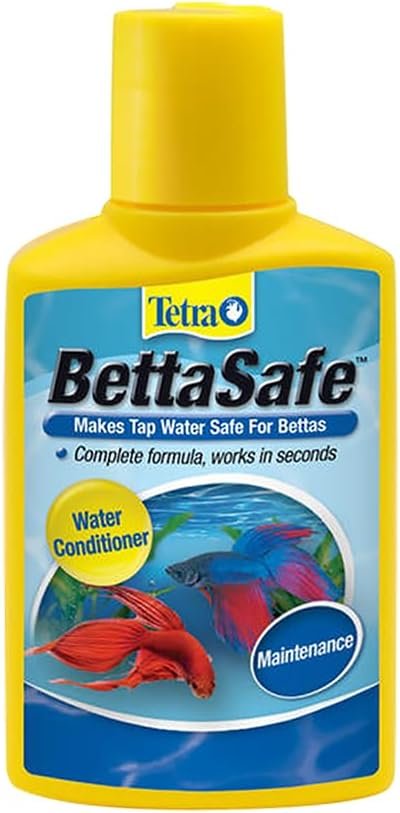 Tetra BettaSafe Water Conditioner for Betta Fish Tanks, 1.69 oz | Makes Tap Water Safe, Neutralizes Chlorine, Chloramines & Ammonia, Reduces Fish Stress, Works In Seconds, Use Monthly