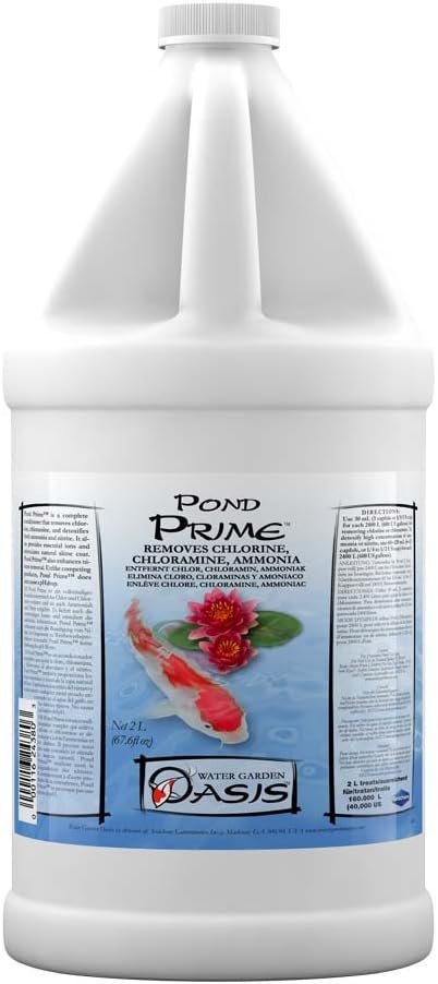 Seachem Pond Prime Water Conditioner – Chemical Remover and Detoxifier 2 L