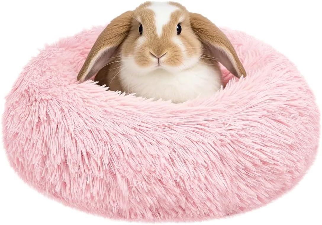 Bunny Bed Large Rabbit Hideout Soft & Comfortable | Small Animal Bedding, Cozy Bed Mat, Warm Hideaway, Cage Accessories for Guinea Pig