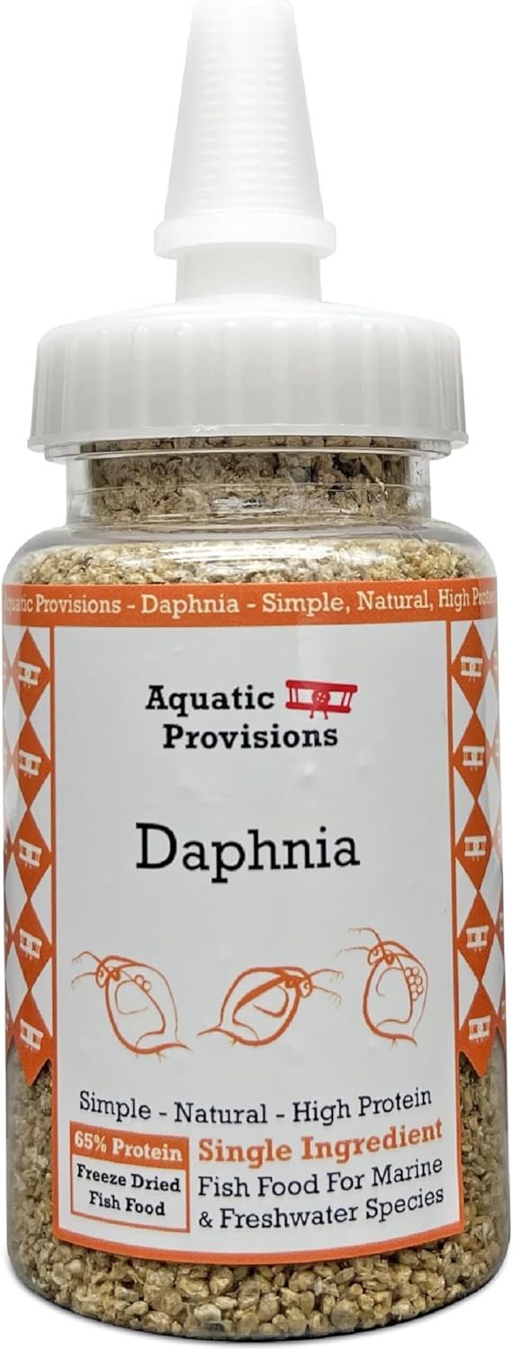 Aquatic Provisions Freeze Dried Daphnia Fish Food, 0.5 oz