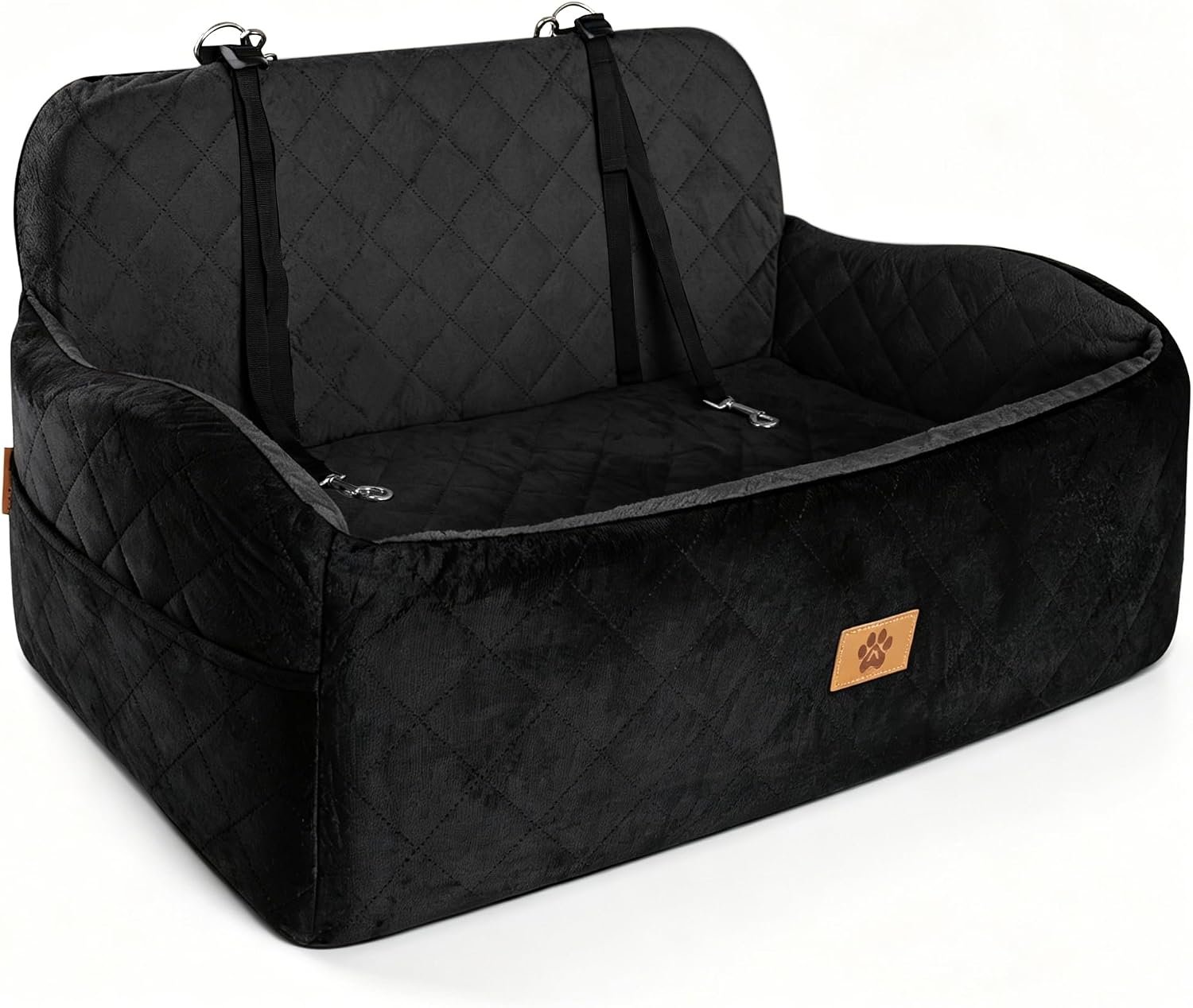 Dog Car Seat for Large/Medium Dogs Under 55lbs,Memory Foam Dog Booster Seat