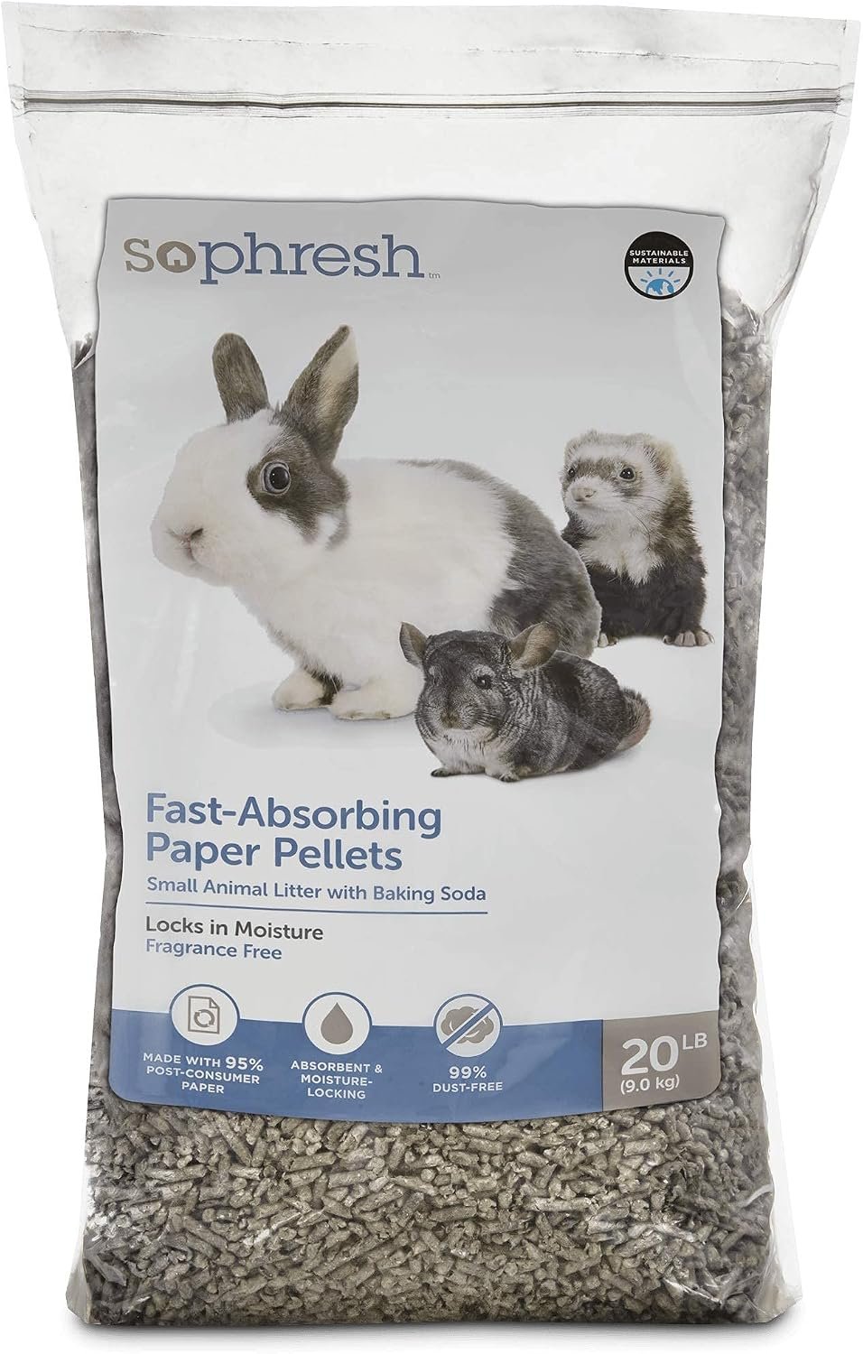 So Phresh by Petco Paper Pellets Small Animal Litter 20 lbs.