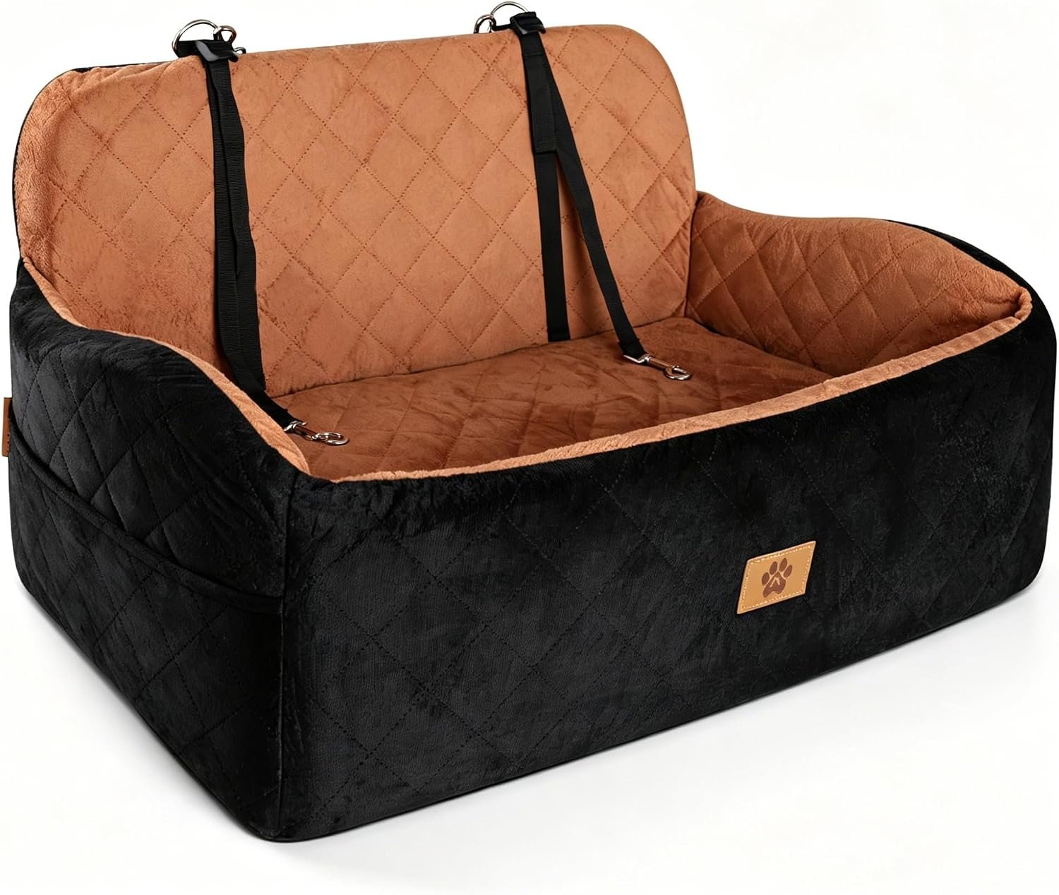 Dog Car Seat for Large/Medium Dogs Under 55lbs,Memory Foam Dog Booster Seat
