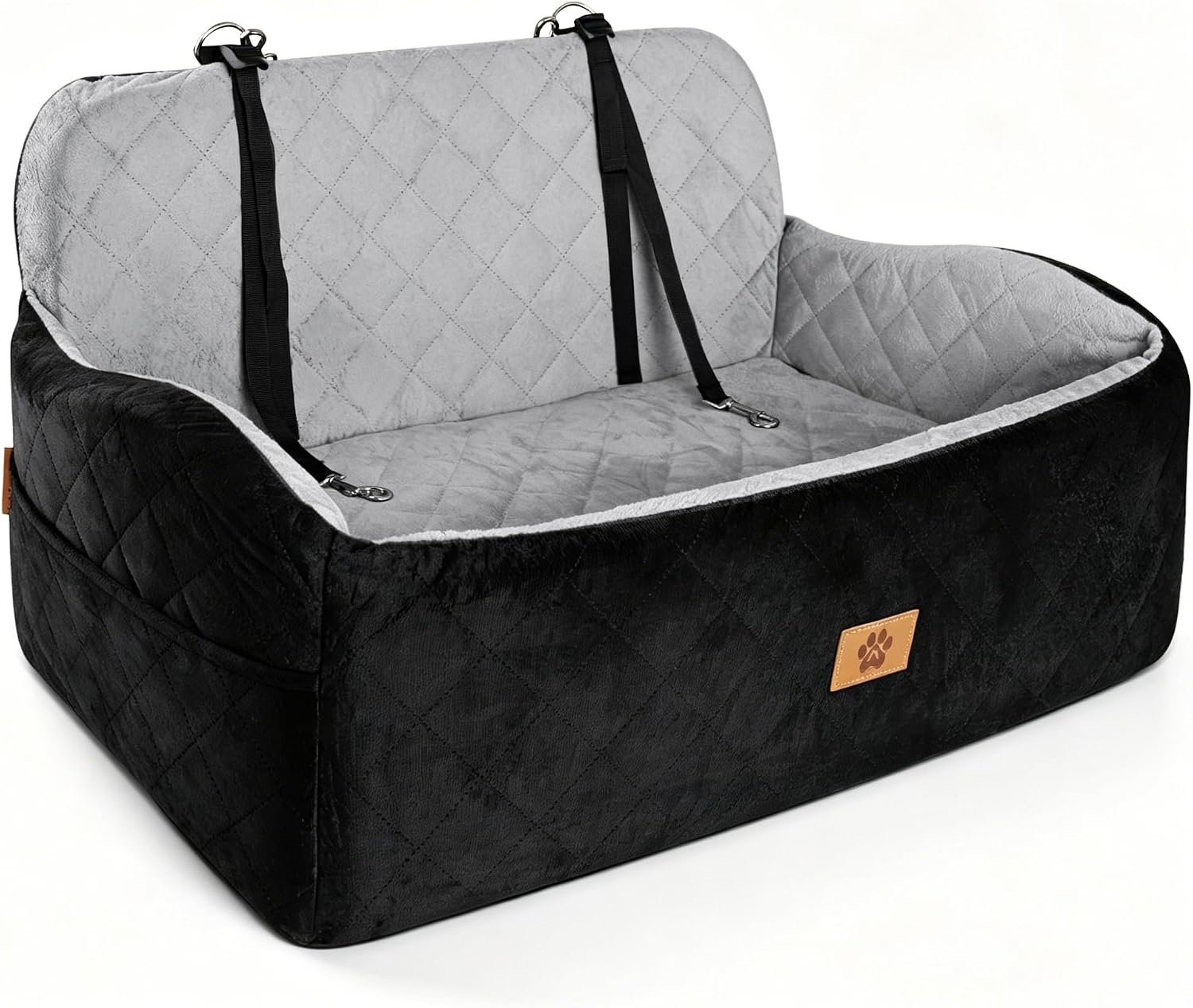 Dog Car Seat for Large/Medium Dogs Under 55lbs,Memory Foam Dog Booster Seat