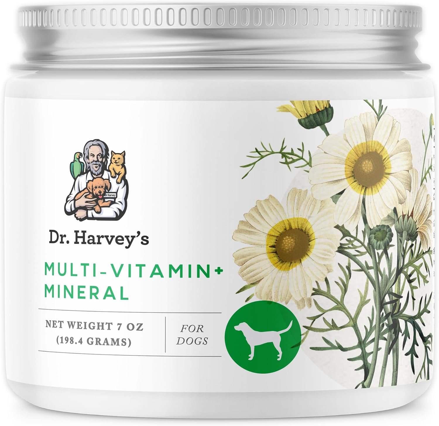 Dr. Harvey’s Herbal Multi-Vitamin and Mineral Supplement for Dogs (7 Ounces)