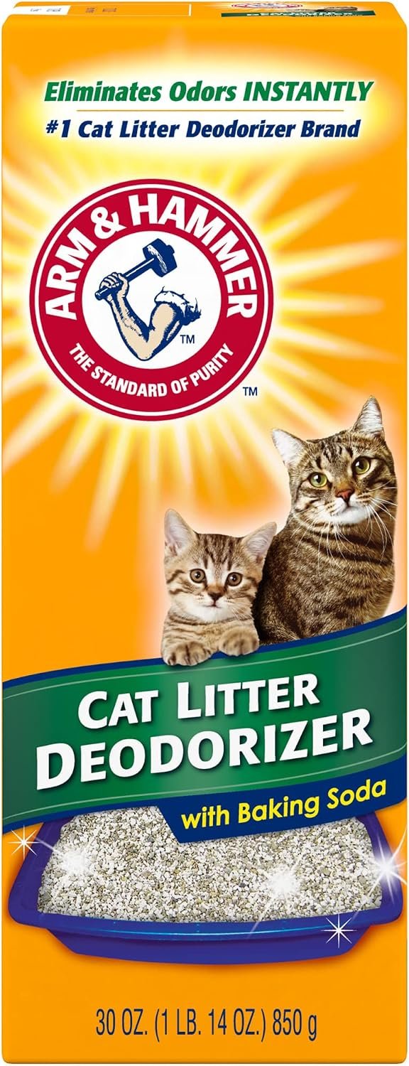Arm & Hammer Cat Litter Deodorizer, with baking soda, 30 Oz