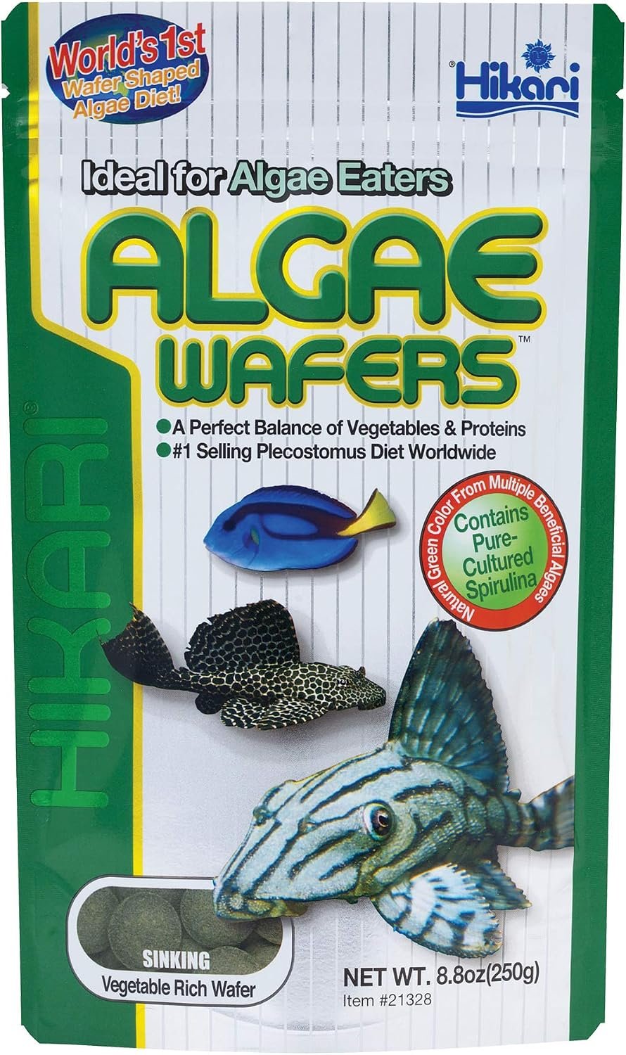 Hikari Usa Inc AHK21328 tropical Algae Wafer 8.8-Ounce | For Plecostomus, For Algae Eating Fish