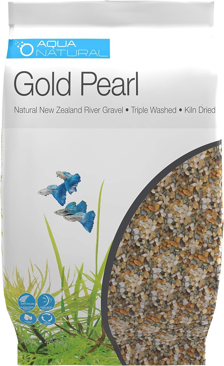 Aqua Natural Aquarium Substrate, Gold Pearl Gravel, 20lb | Aquascaping, Aquariums, Vivariums, Terrariums