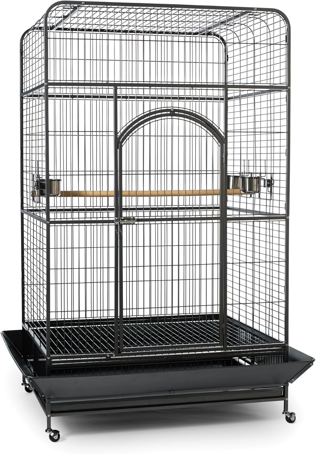 Prevue Pet Products Empire Bird Cage, X-Large, Black Hammertone,46″ L x 36″ W x 78 1/4″ H