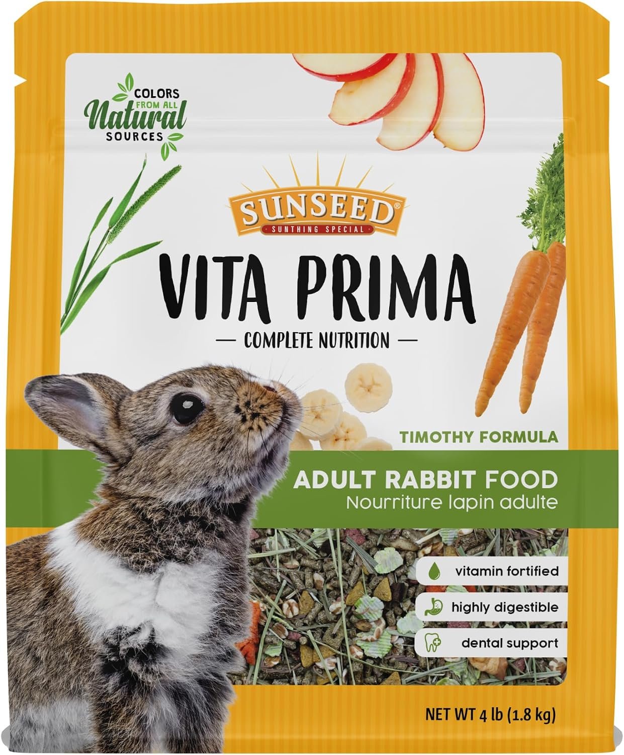 Sun Seed Vita Prima Adult Rabbit Food 4 lbs.