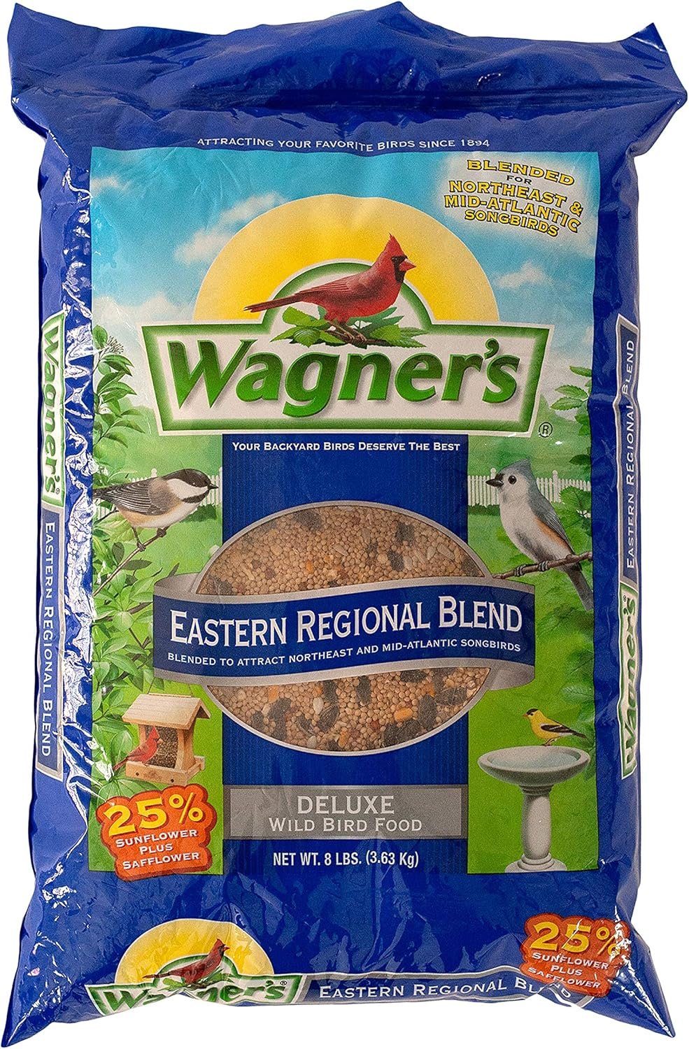 Wagner’s 62011 Eastern Regional Blend Wild Bird Food, 8-Pound Bag