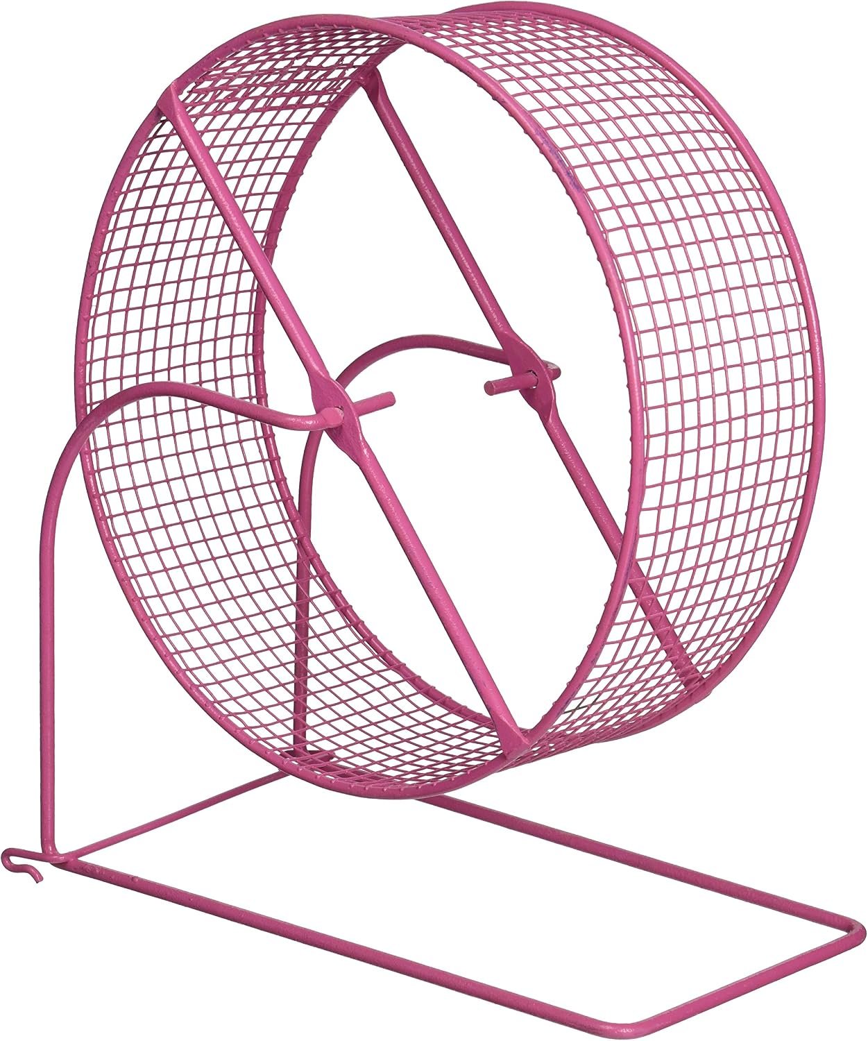 Prevue Pet Products Wire Mesh Hamster Wheel – Exercise Wheel for Pet Hamster, Gerbil, and Mouse, Silent Spinning, Accessories for Small Animals, 8 Inch – Colors Vary