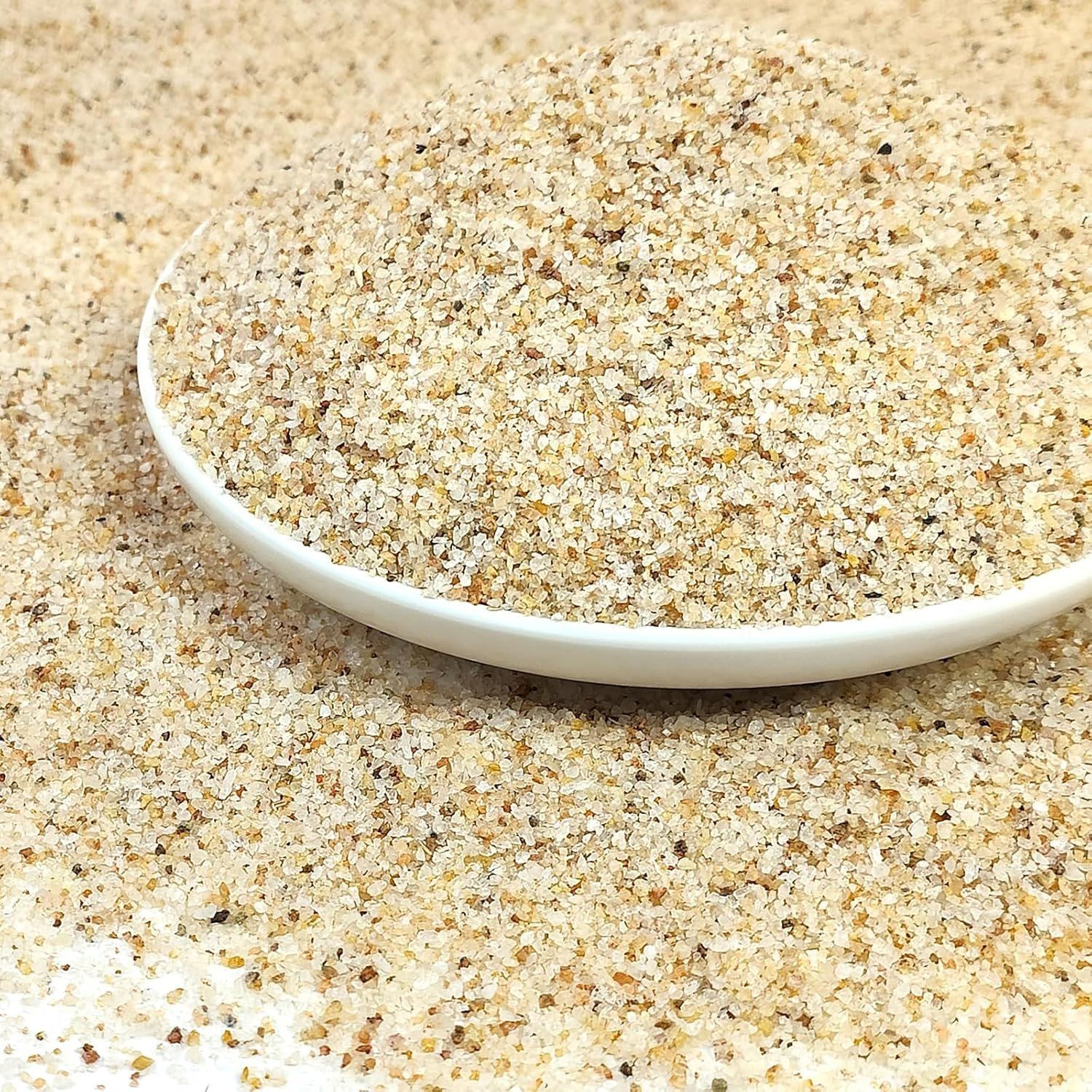 Aquarium Sand, 5lbs Beige Fish Tank Sand, Aquarium Gravel Substrate | for Aquascaping, Vivariums, Terrariums, Plants and Crafts